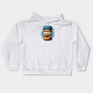 Peanut Butter Vintage Since Retro Yummy Kawaii Toast Kids Hoodie